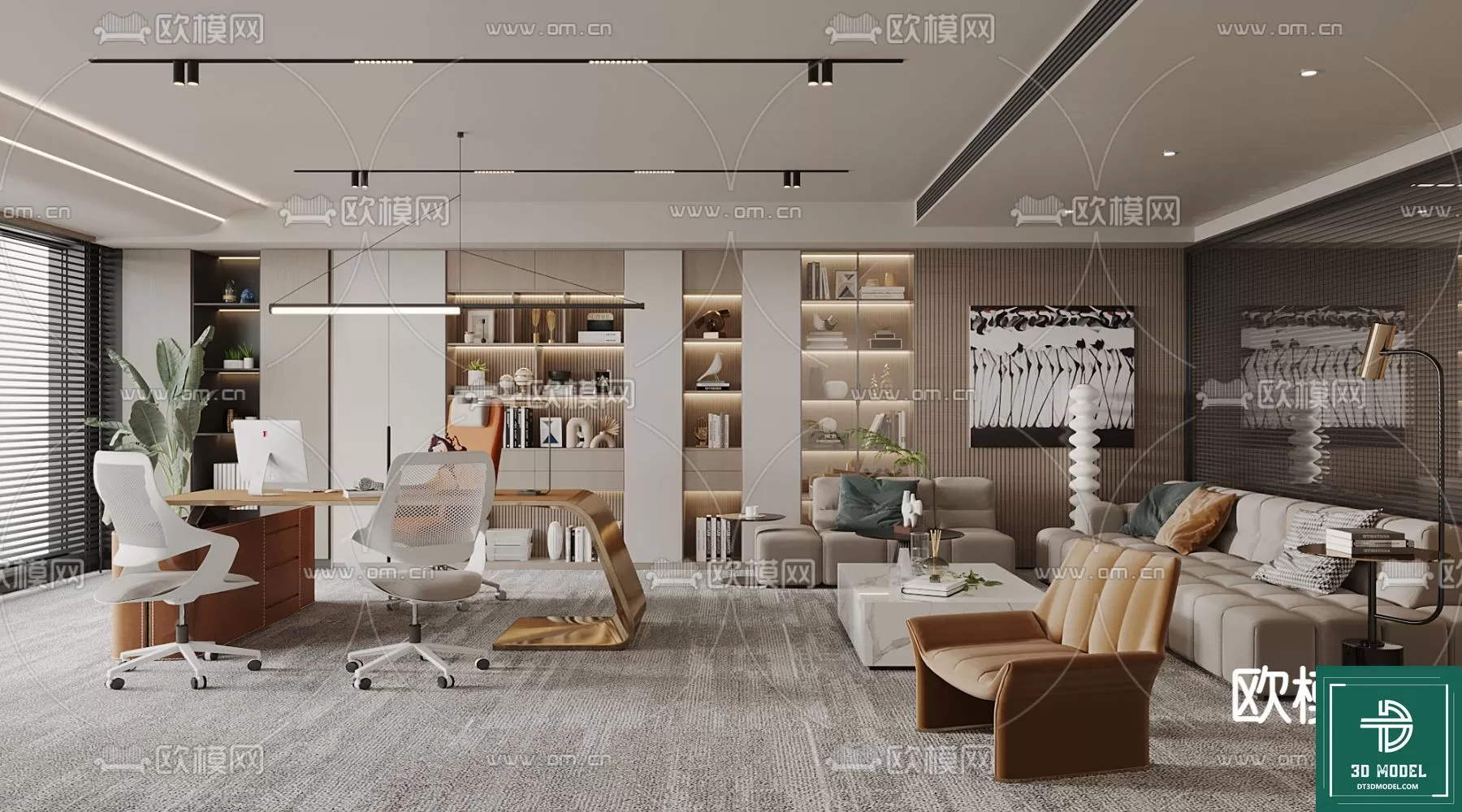 OFFICE ROOM FOR MANAGER – 3DMODEL – 111