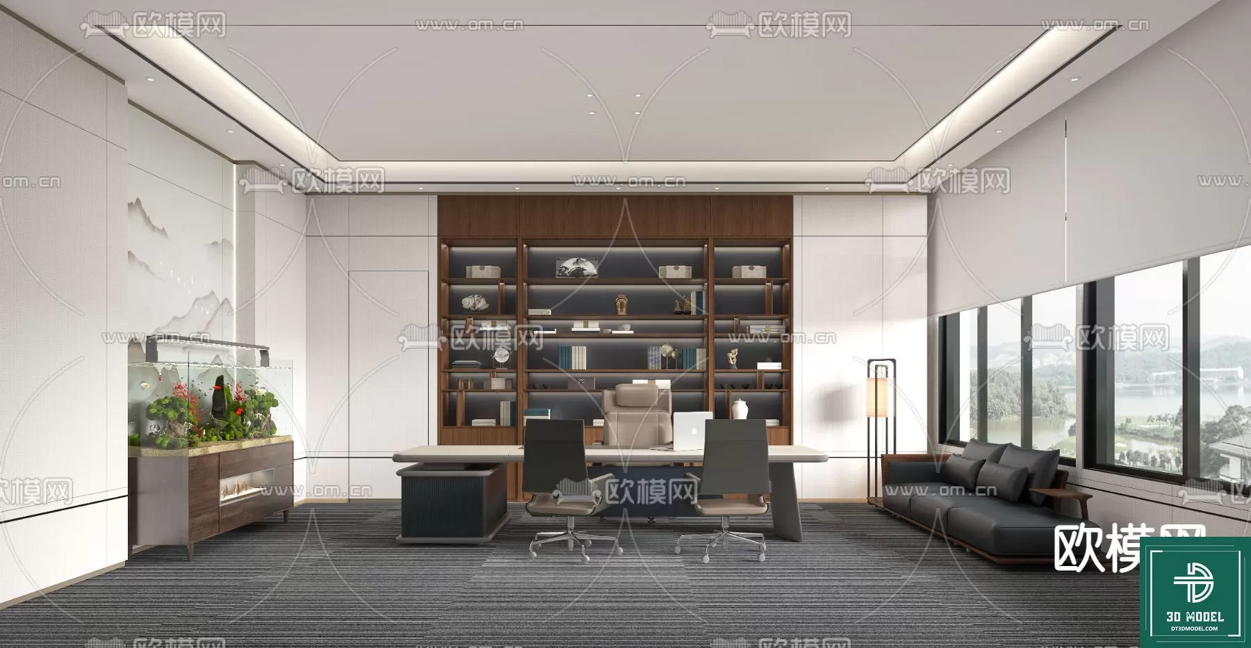 OFFICE ROOM FOR MANAGER – 3DMODEL – 113