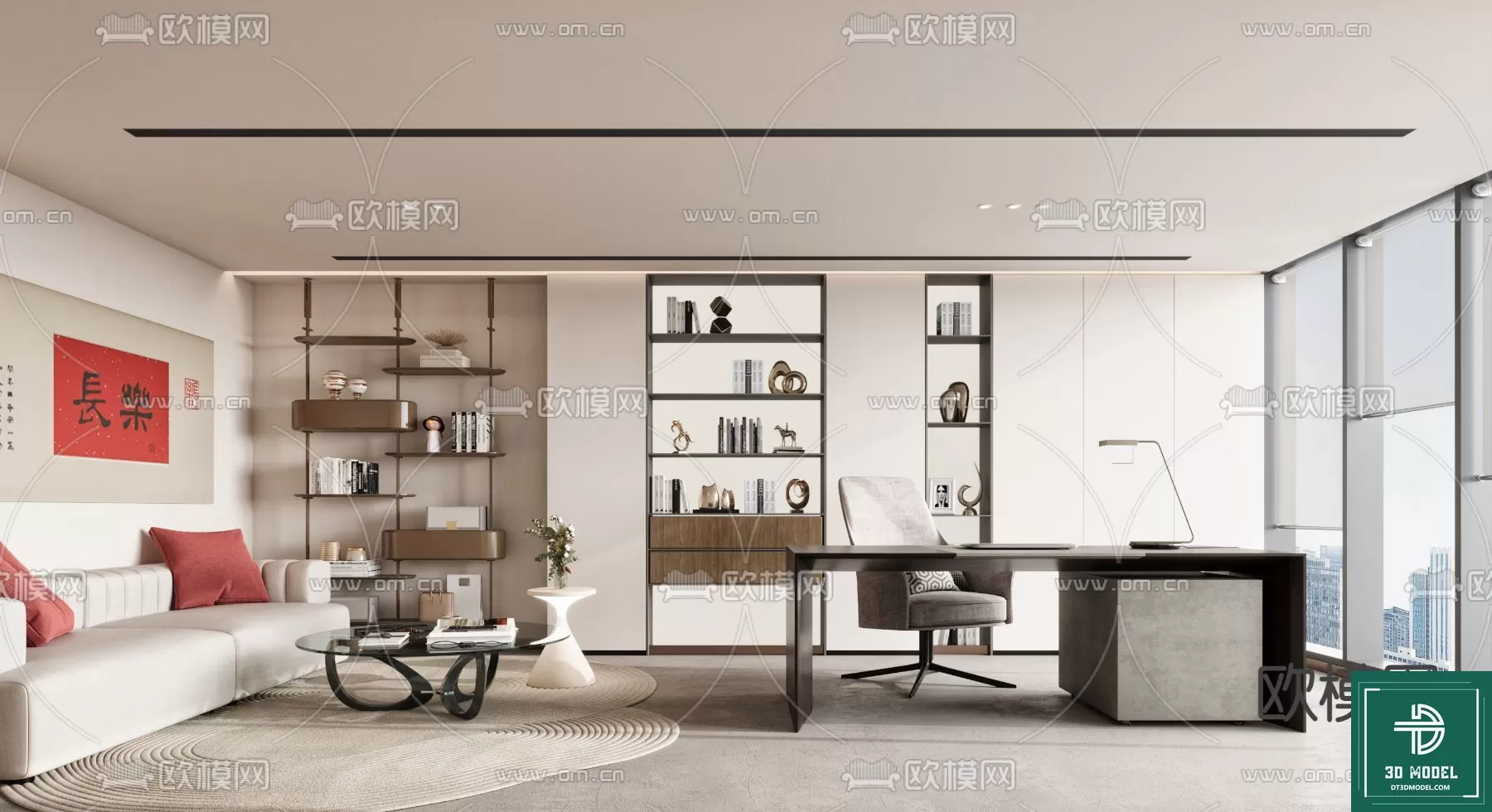 OFFICE ROOM FOR MANAGER – 3DMODEL – 115