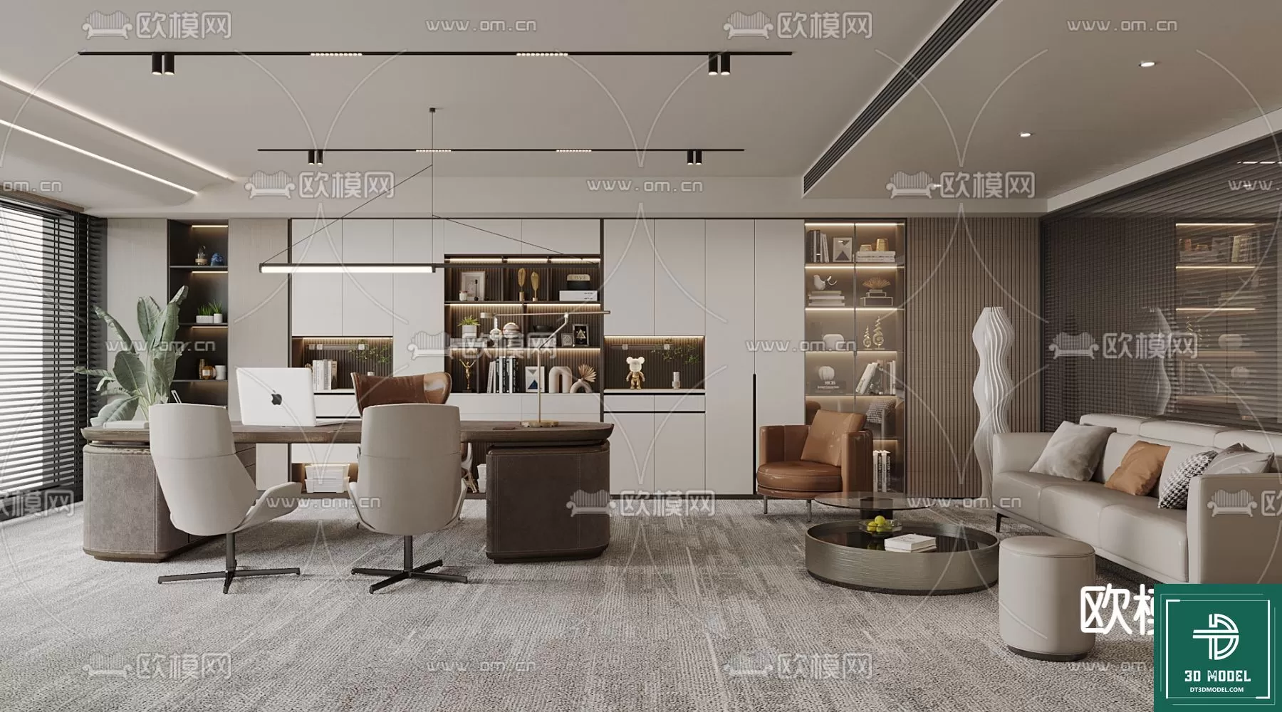 OFFICE ROOM FOR MANAGER – 3DMODEL – 116