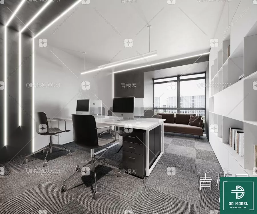 OFFICE ROOM FOR MANAGER – 3DMODEL – 120