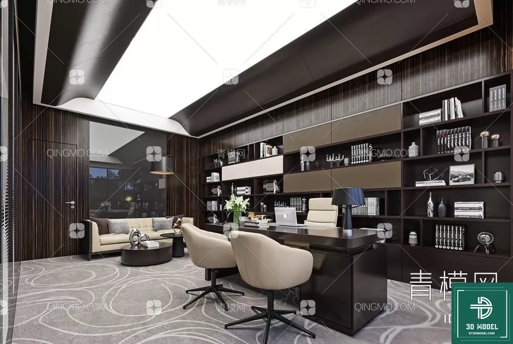 OFFICE ROOM FOR MANAGER – 3DMODEL – 121
