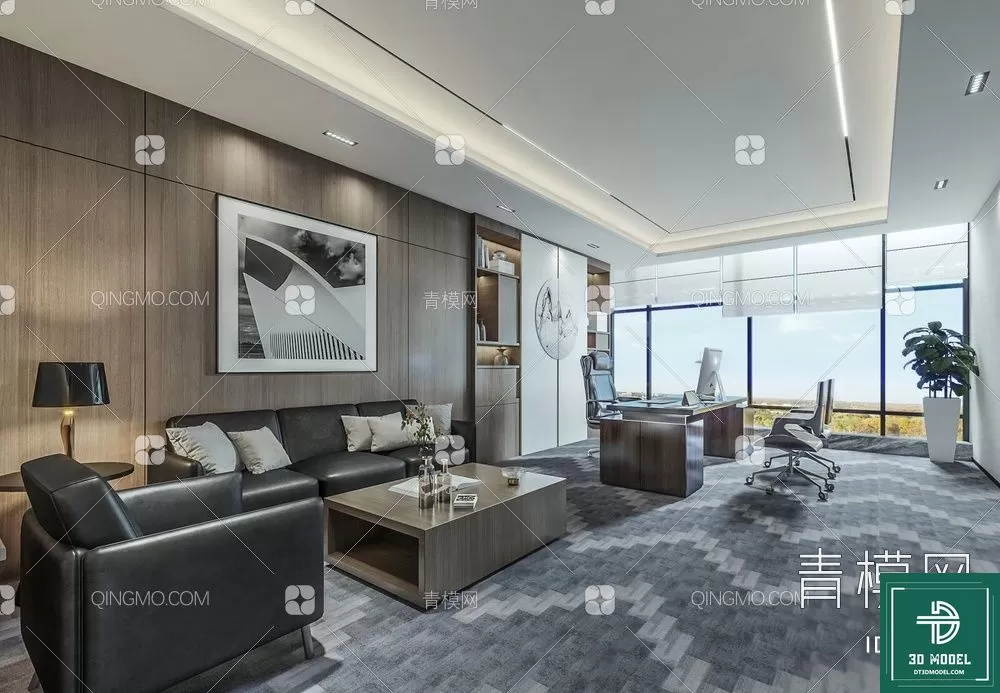 OFFICE ROOM FOR MANAGER – 3DMODEL – 124