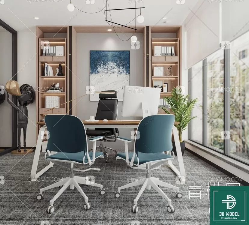 OFFICE ROOM FOR MANAGER – 3DMODEL – 130