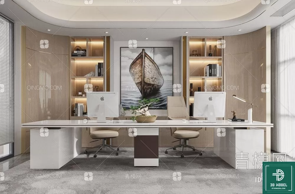 OFFICE ROOM FOR MANAGER – 3DMODEL – 131