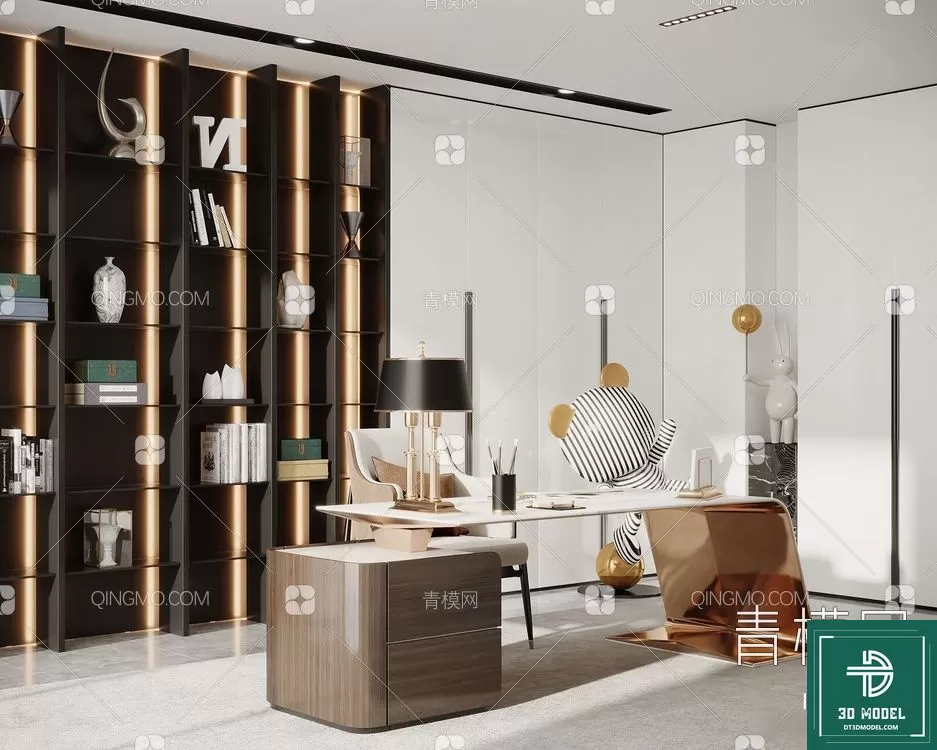 OFFICE ROOM FOR MANAGER – 3DMODEL – 133