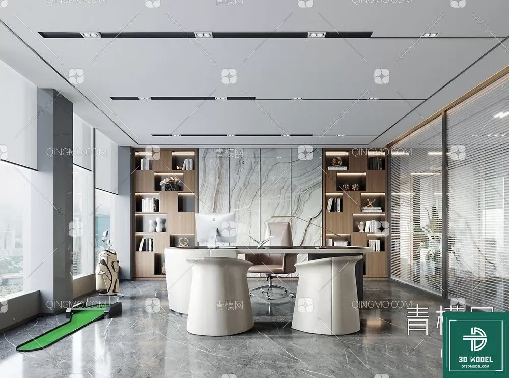 OFFICE ROOM FOR MANAGER – 3DMODEL – 139