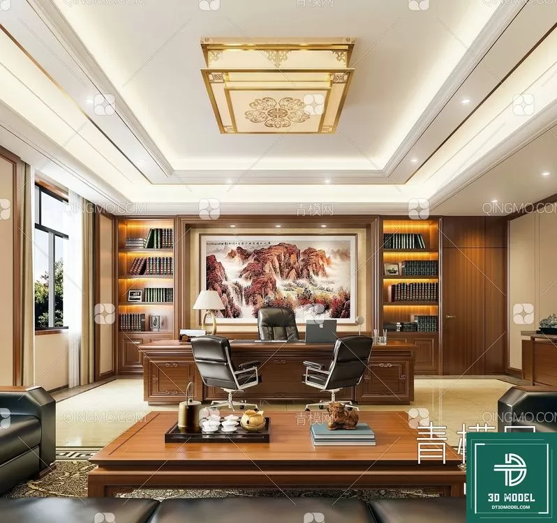 OFFICE ROOM FOR MANAGER – 3DMODEL – 143