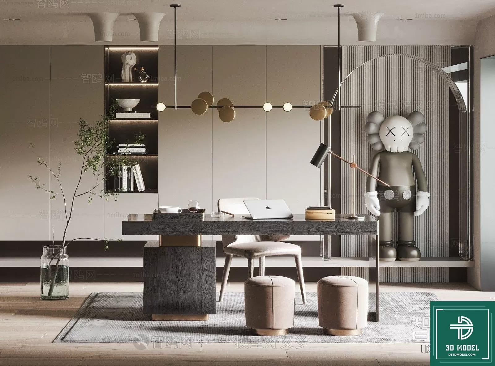 OFFICE ROOM FOR MANAGER – 3DMODEL – 144