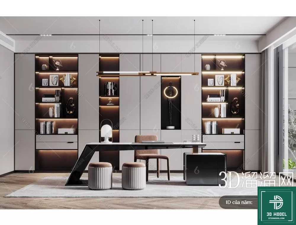 OFFICE ROOM FOR MANAGER – 3DMODEL – 146