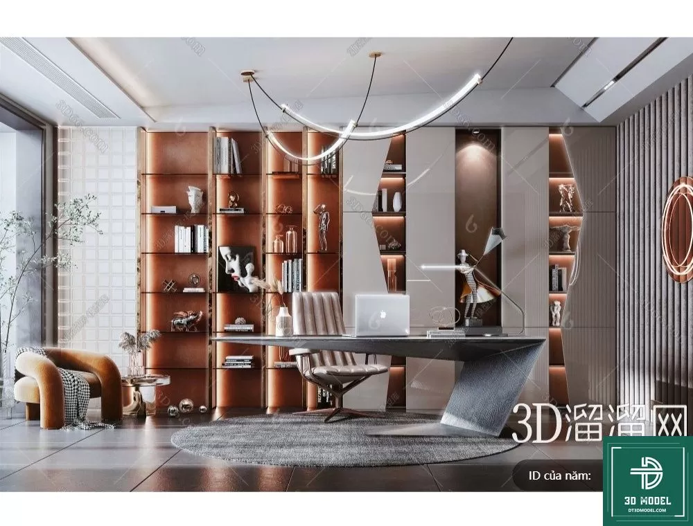 OFFICE ROOM FOR MANAGER – 3DMODEL – 147