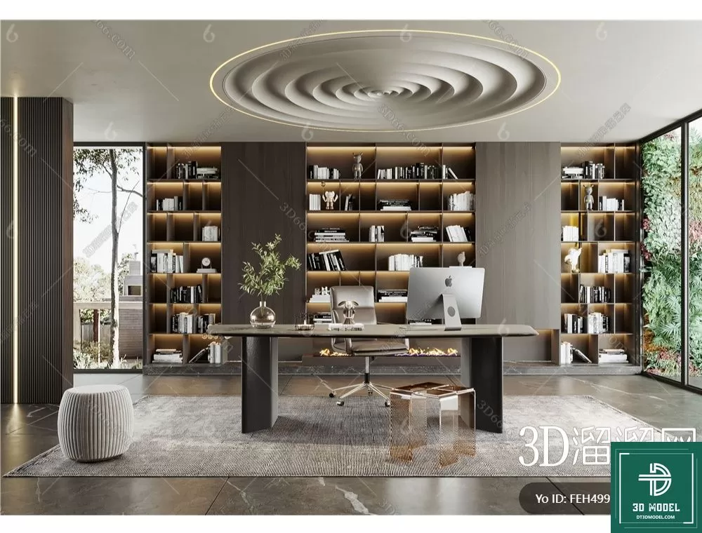 OFFICE ROOM FOR MANAGER – 3DMODEL – 149