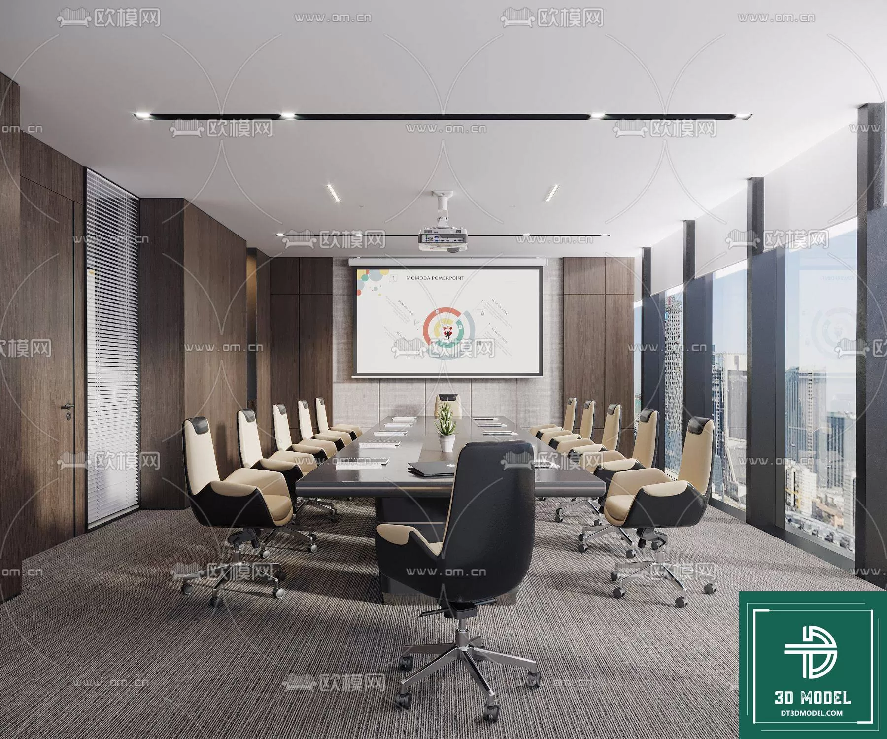 MEETING ROOM – 3D BLOCKS – 050