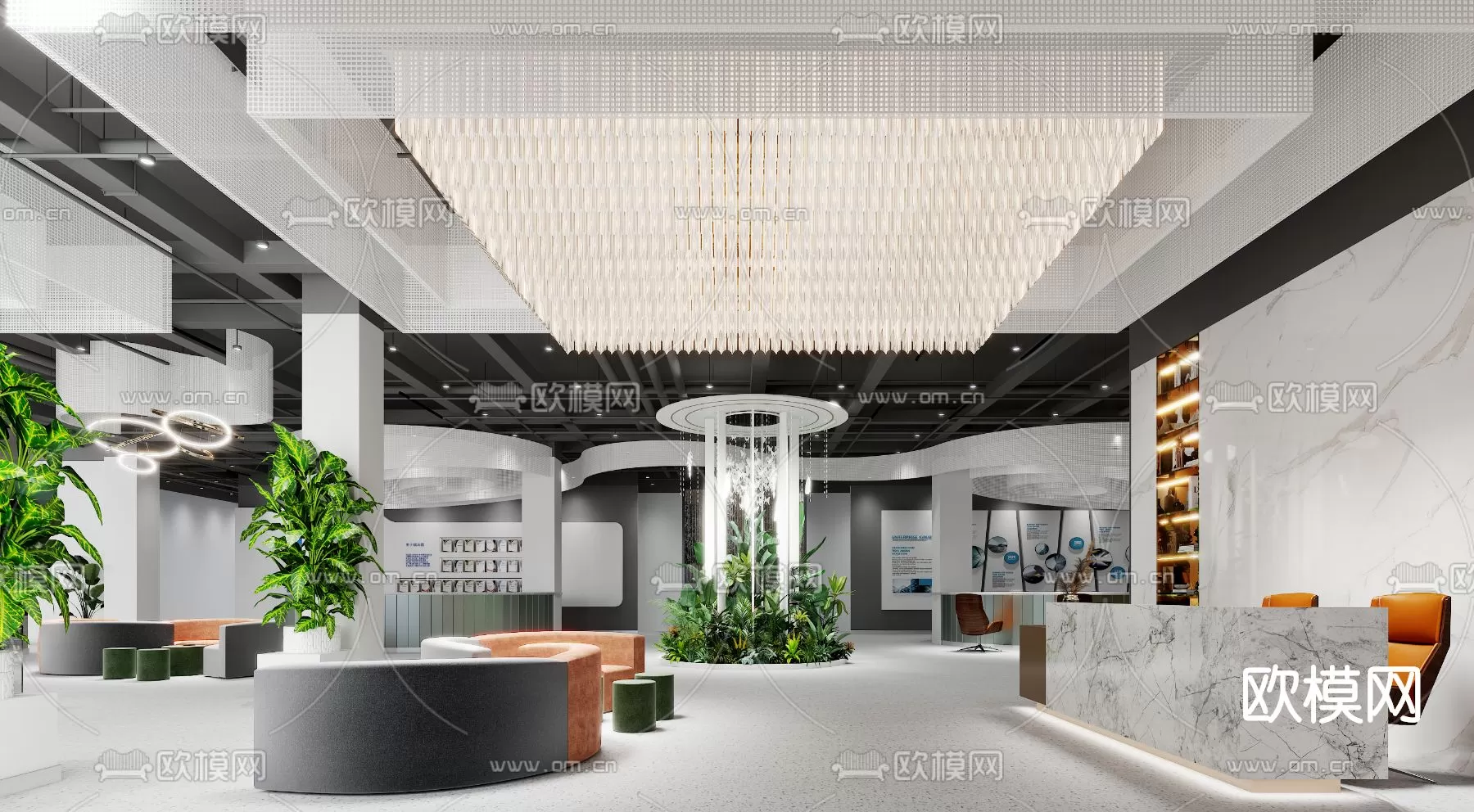 OFFICE LOBBY – 3D MODELS – 004