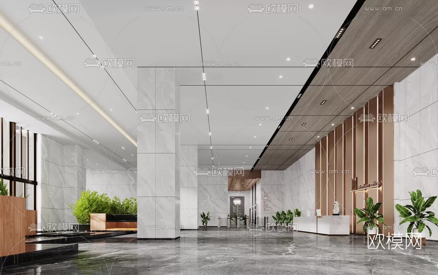 OFFICE LOBBY – 3D MODELS – 006