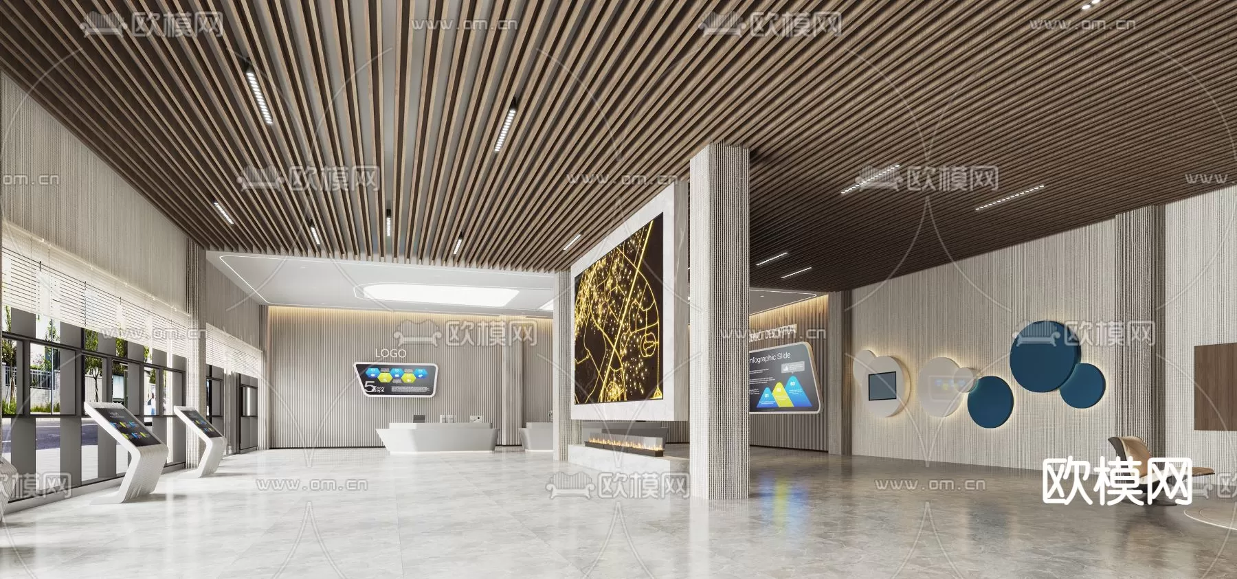 OFFICE LOBBY – 3D MODELS – 021 OFFICE LOBBY – 3D MODELS – 021