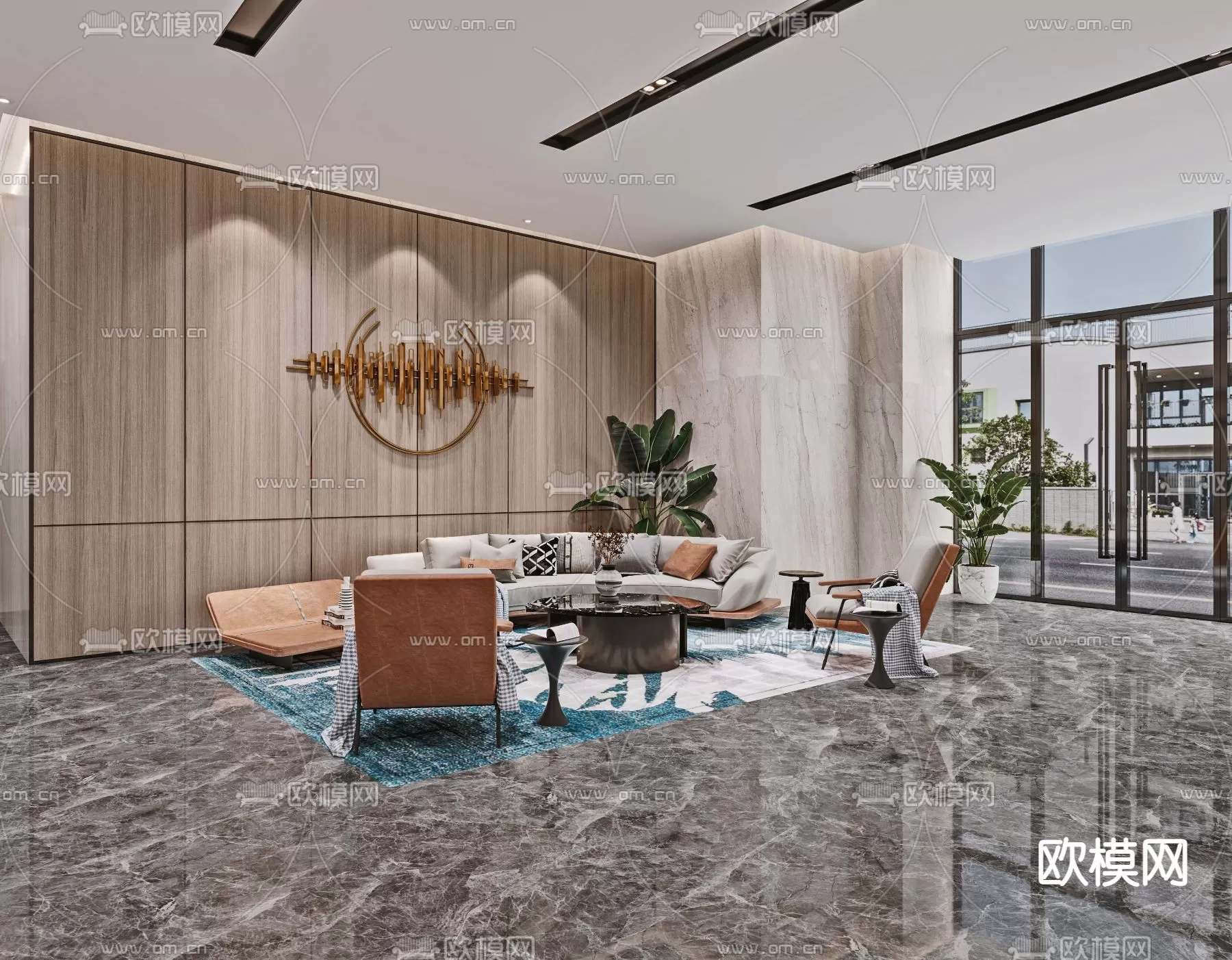 OFFICE LOBBY – 3D MODELS – 022 OFFICE LOBBY – 3D MODELS – 022