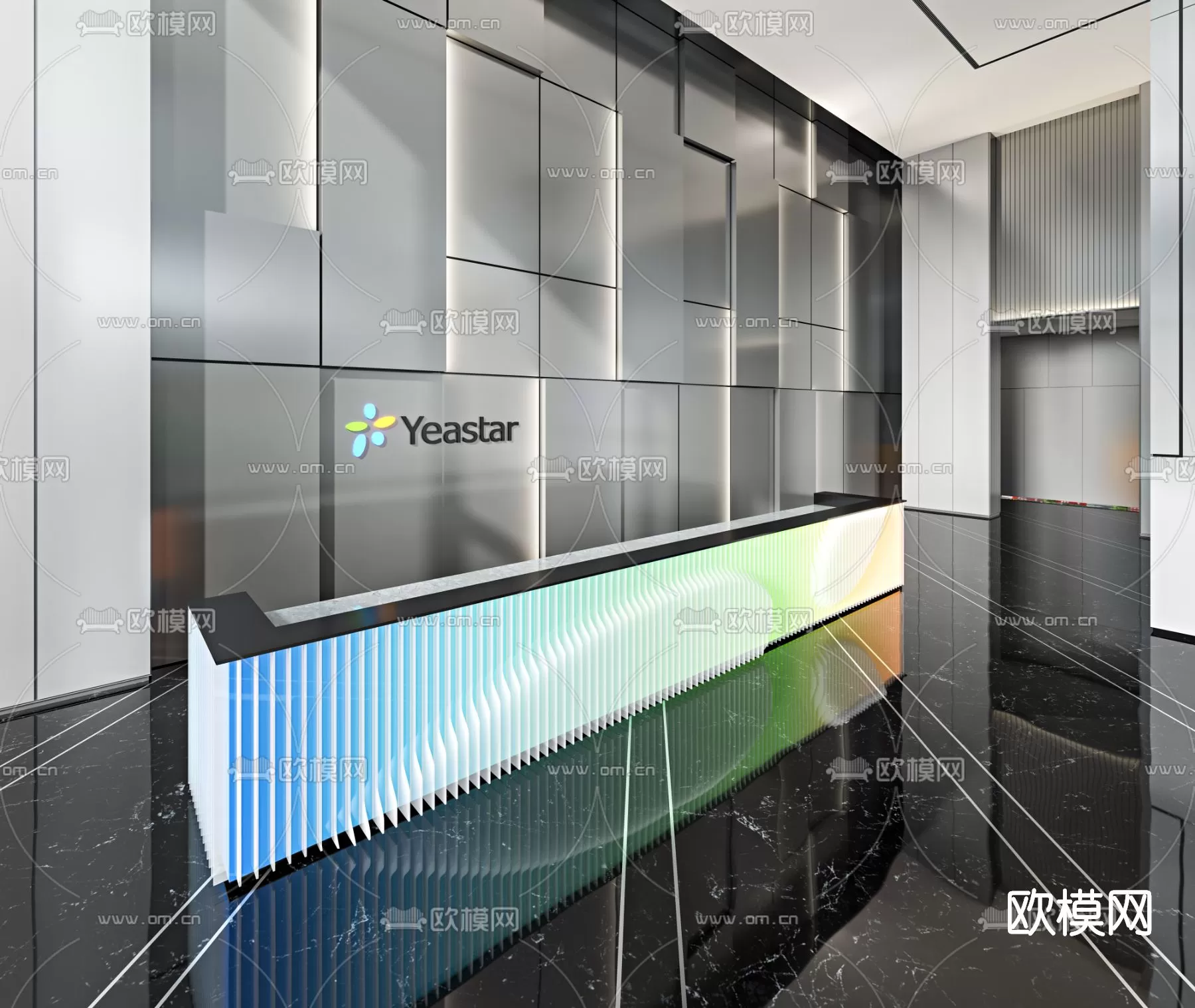 OFFICE LOBBY – 3D MODELS – 026 OFFICE LOBBY – 3D MODELS – 026