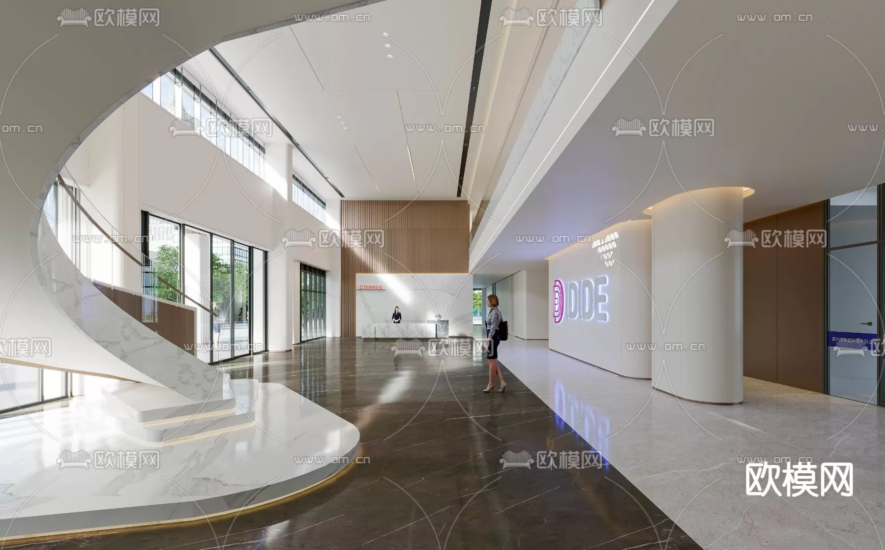 OFFICE LOBBY – 3D MODELS – 032 OFFICE LOBBY – 3D MODELS – 032