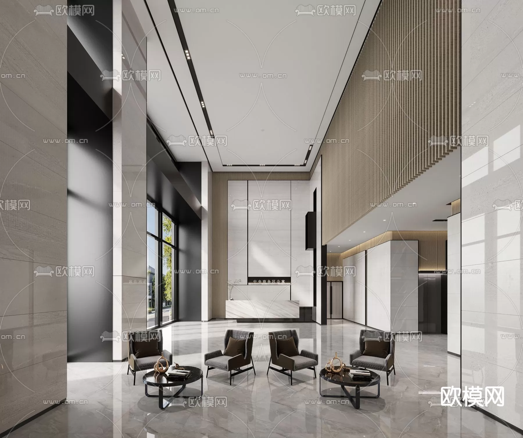 OFFICE LOBBY – 3D MODELS – 042 OFFICE LOBBY – 3D MODELS – 042