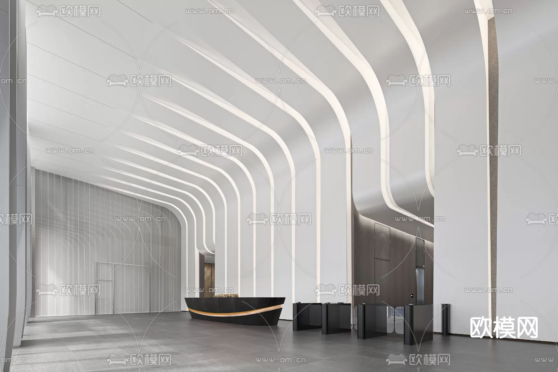 OFFICE LOBBY – 3D MODELS – 050 OFFICE LOBBY – 3D MODELS – 050