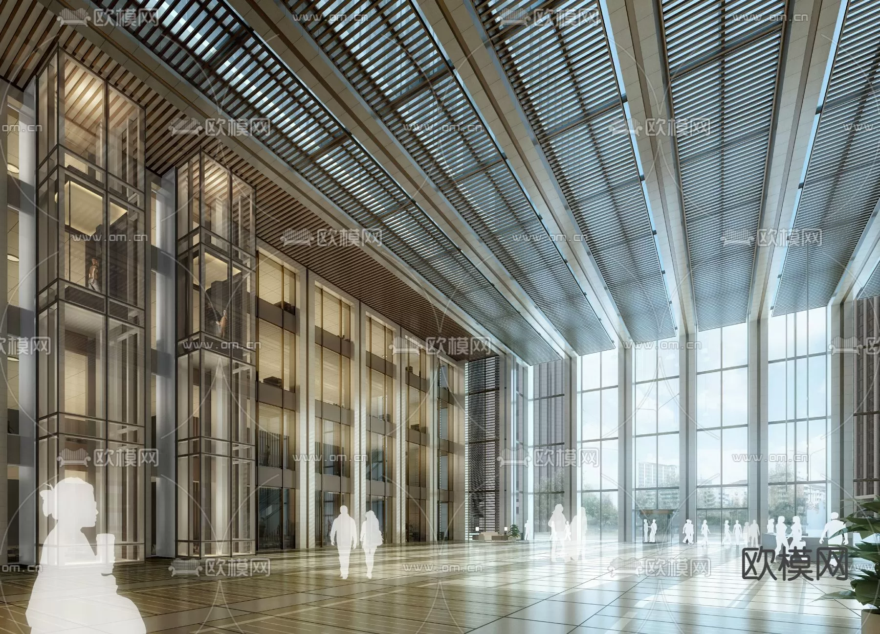 OFFICE LOBBY – 3D MODELS – 057 OFFICE LOBBY – 3D MODELS – 057