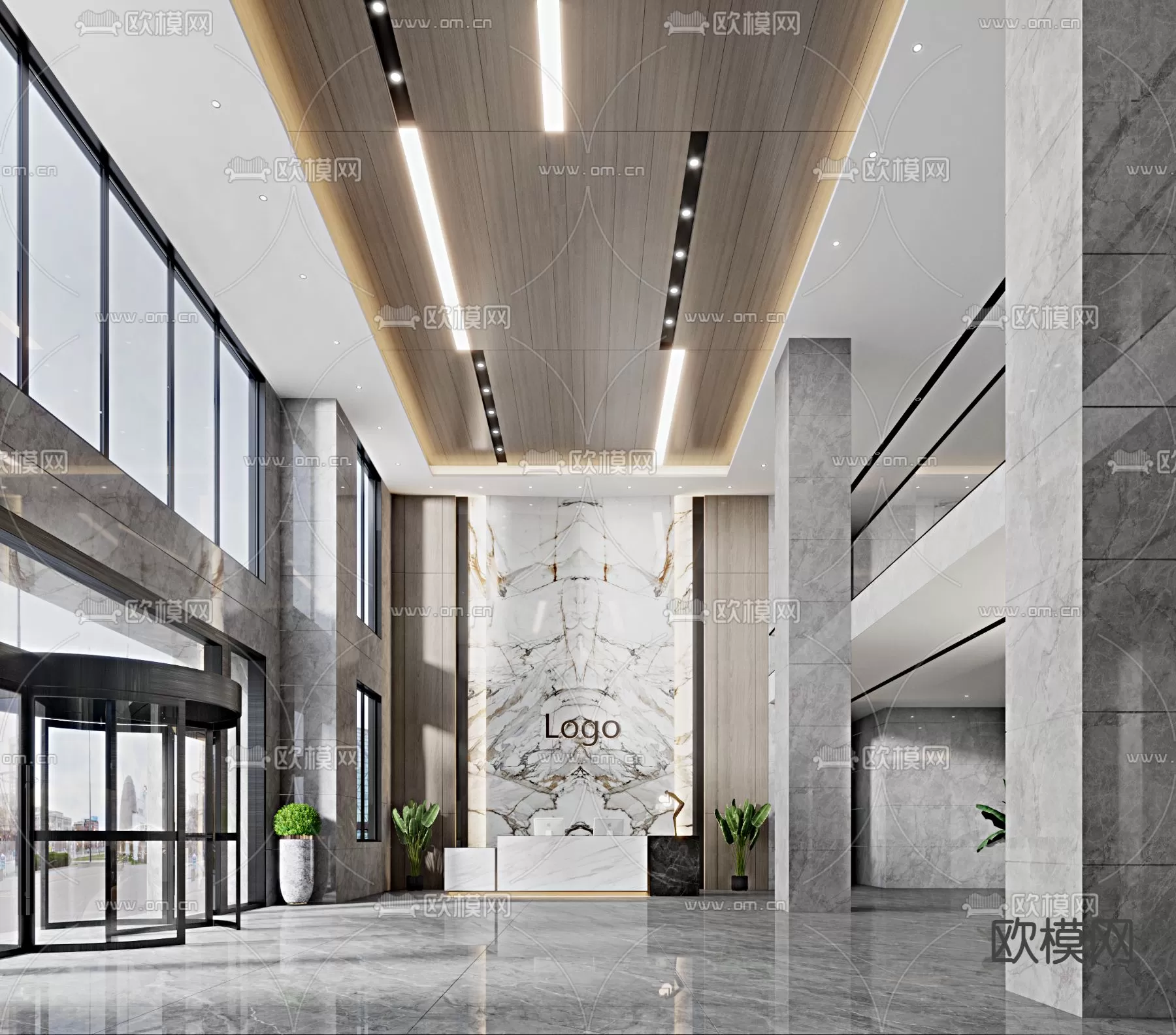 OFFICE LOBBY – 3D MODELS – 062 OFFICE LOBBY – 3D MODELS – 062