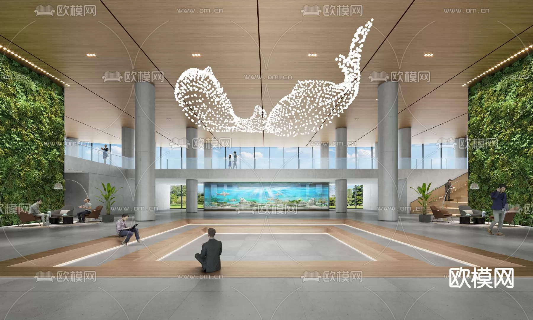 OFFICE LOBBY – 3D MODELS – 068 OFFICE LOBBY – 3D MODELS – 068