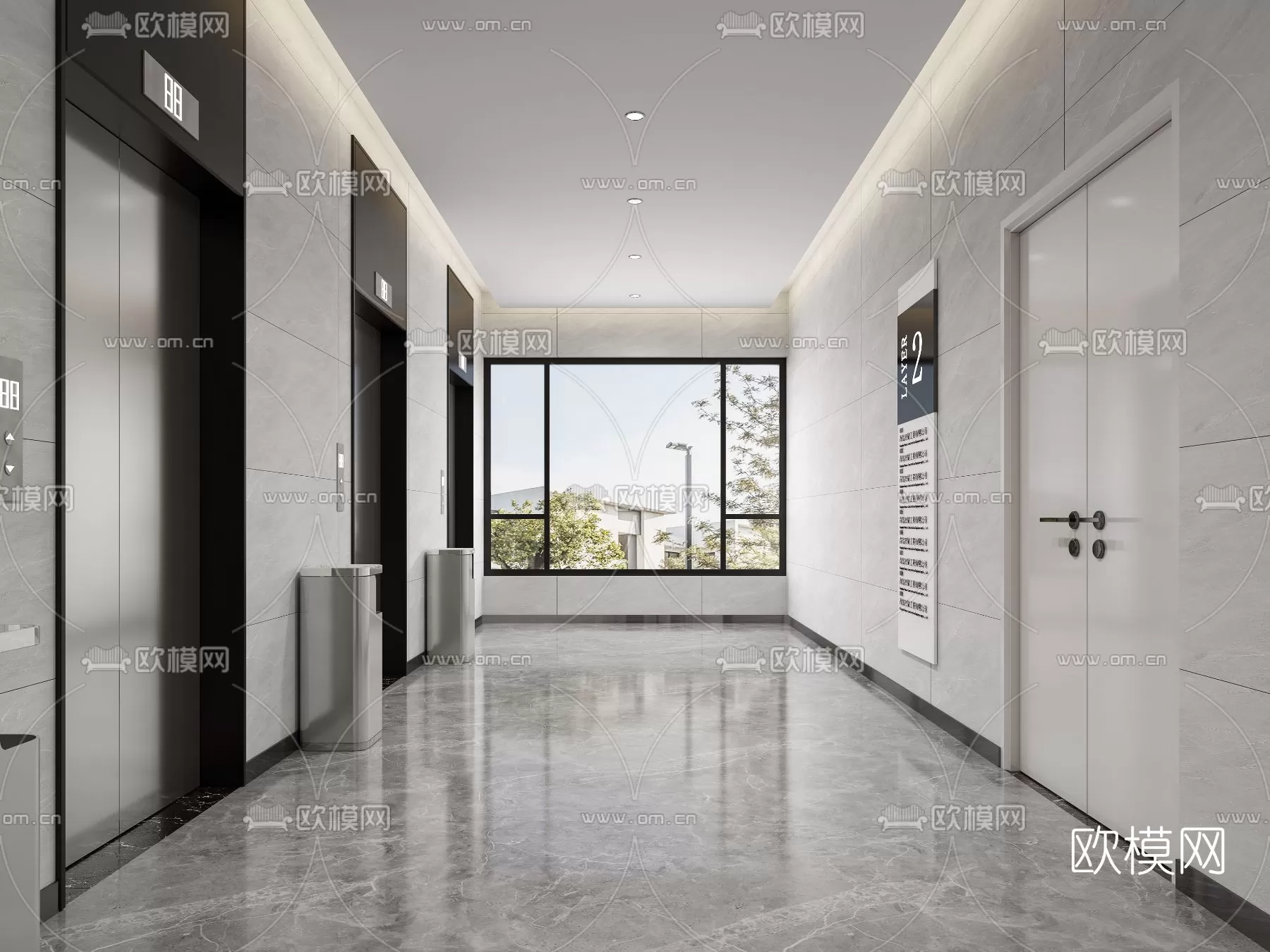 OFFICE LOBBY – 3D MODELS – 069 OFFICE LOBBY – 3D MODELS – 069