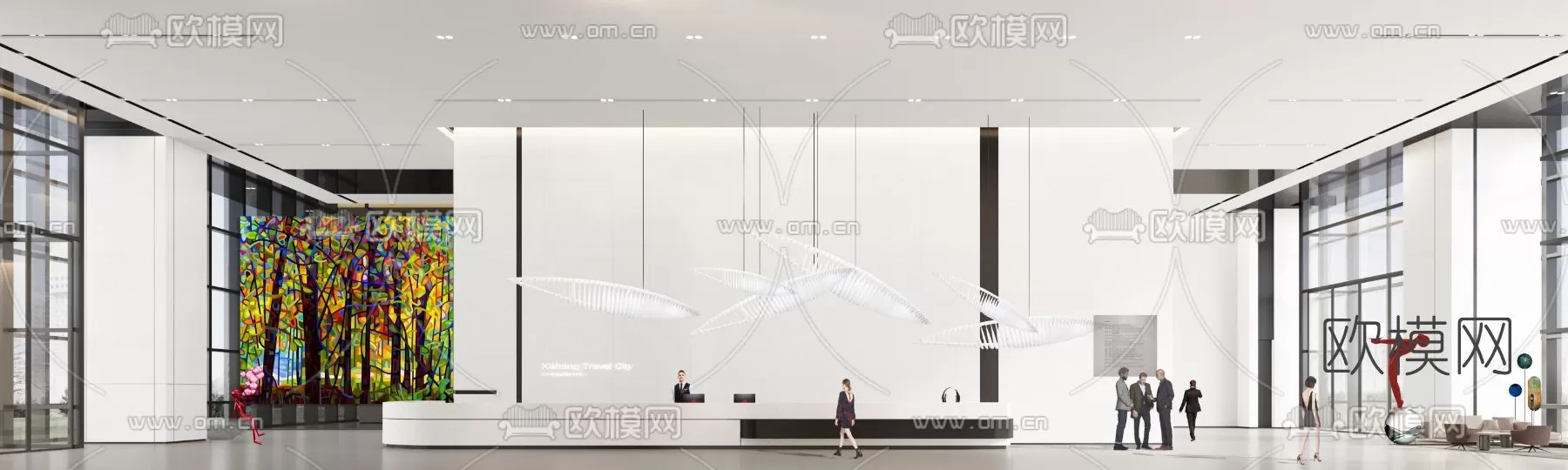 OFFICE LOBBY – 3D MODELS – 072 OFFICE LOBBY – 3D MODELS – 072