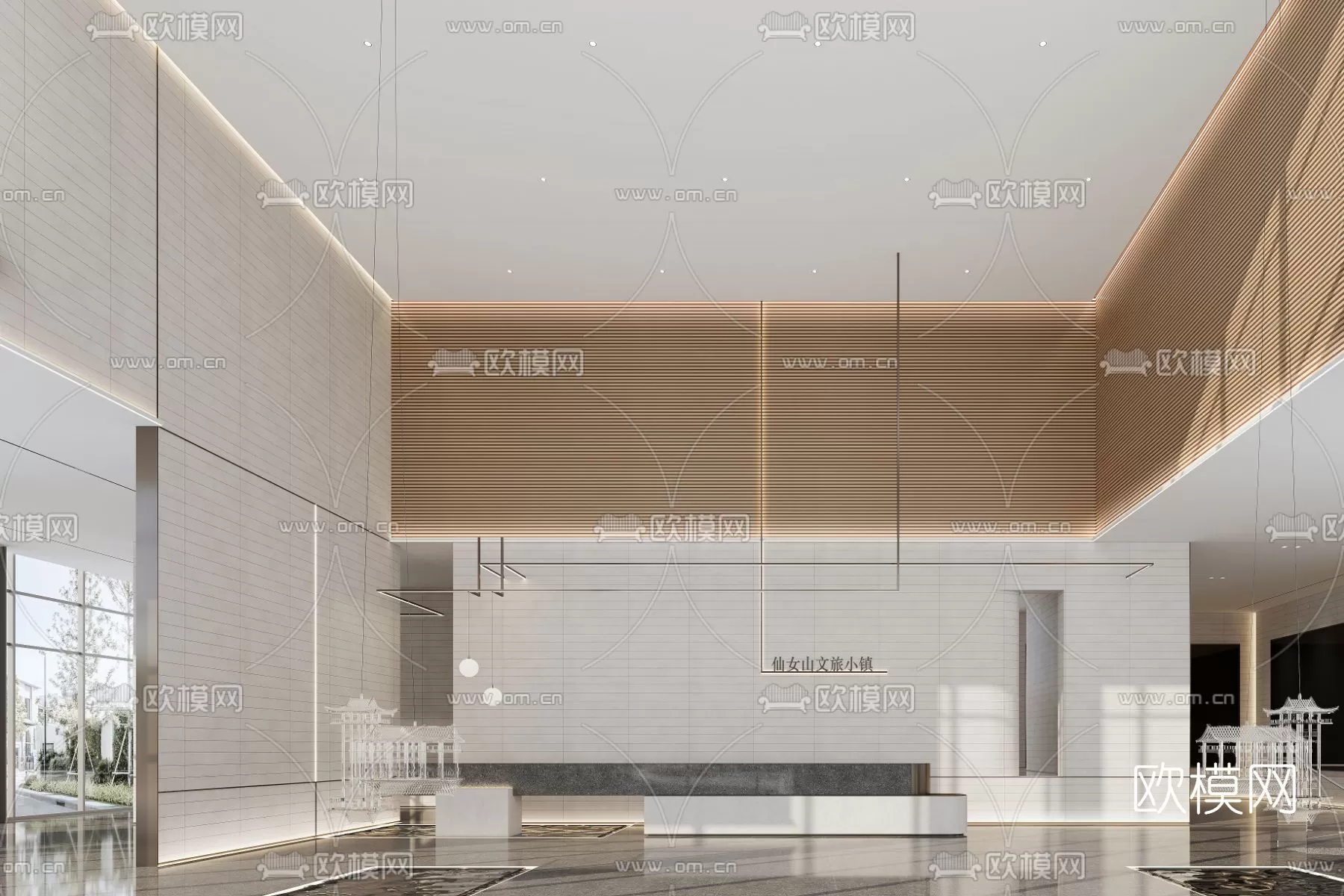 OFFICE LOBBY – 3D MODELS – 073 OFFICE LOBBY – 3D MODELS – 073