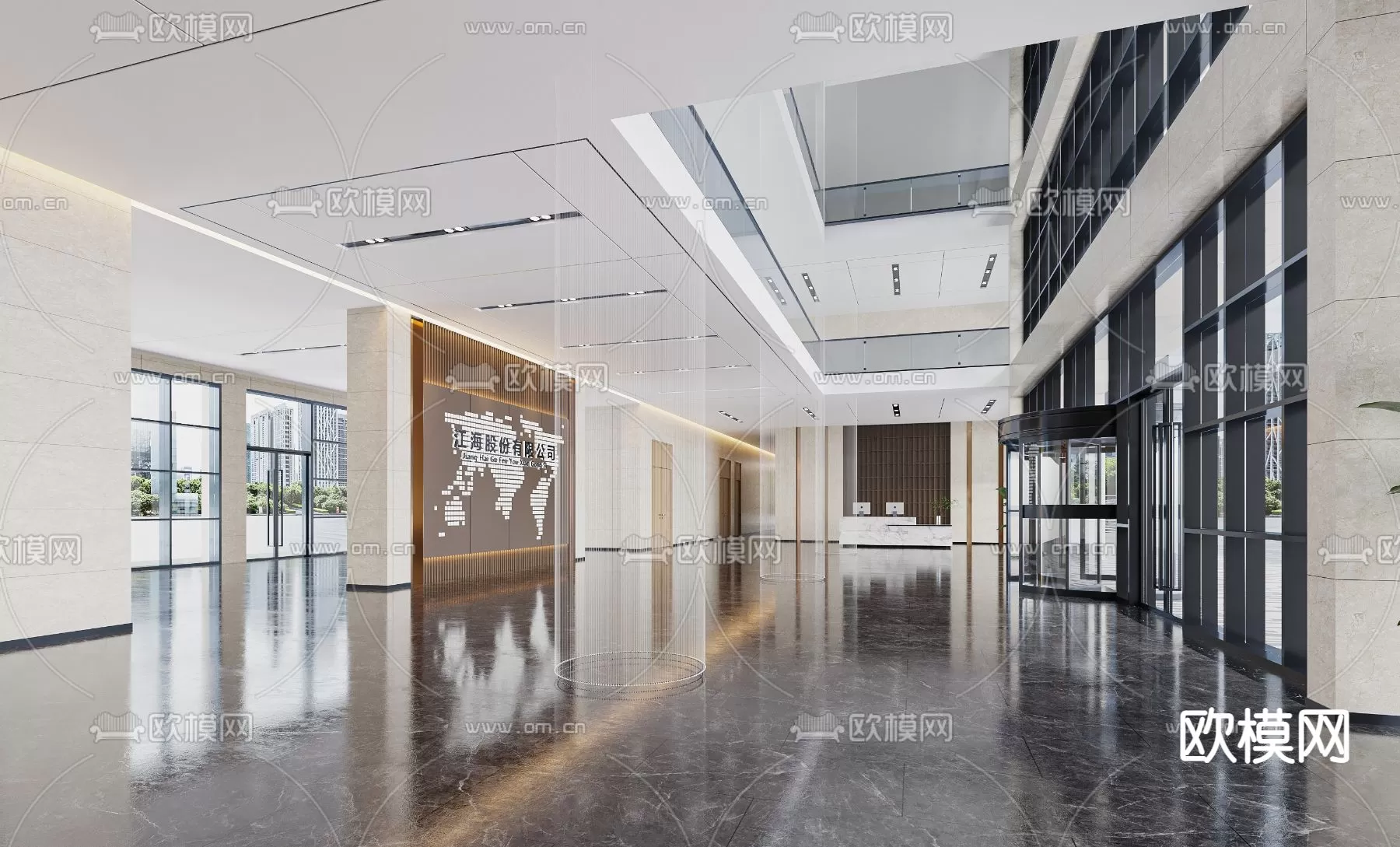 OFFICE LOBBY – 3D MODELS – 075 OFFICE LOBBY – 3D MODELS – 075