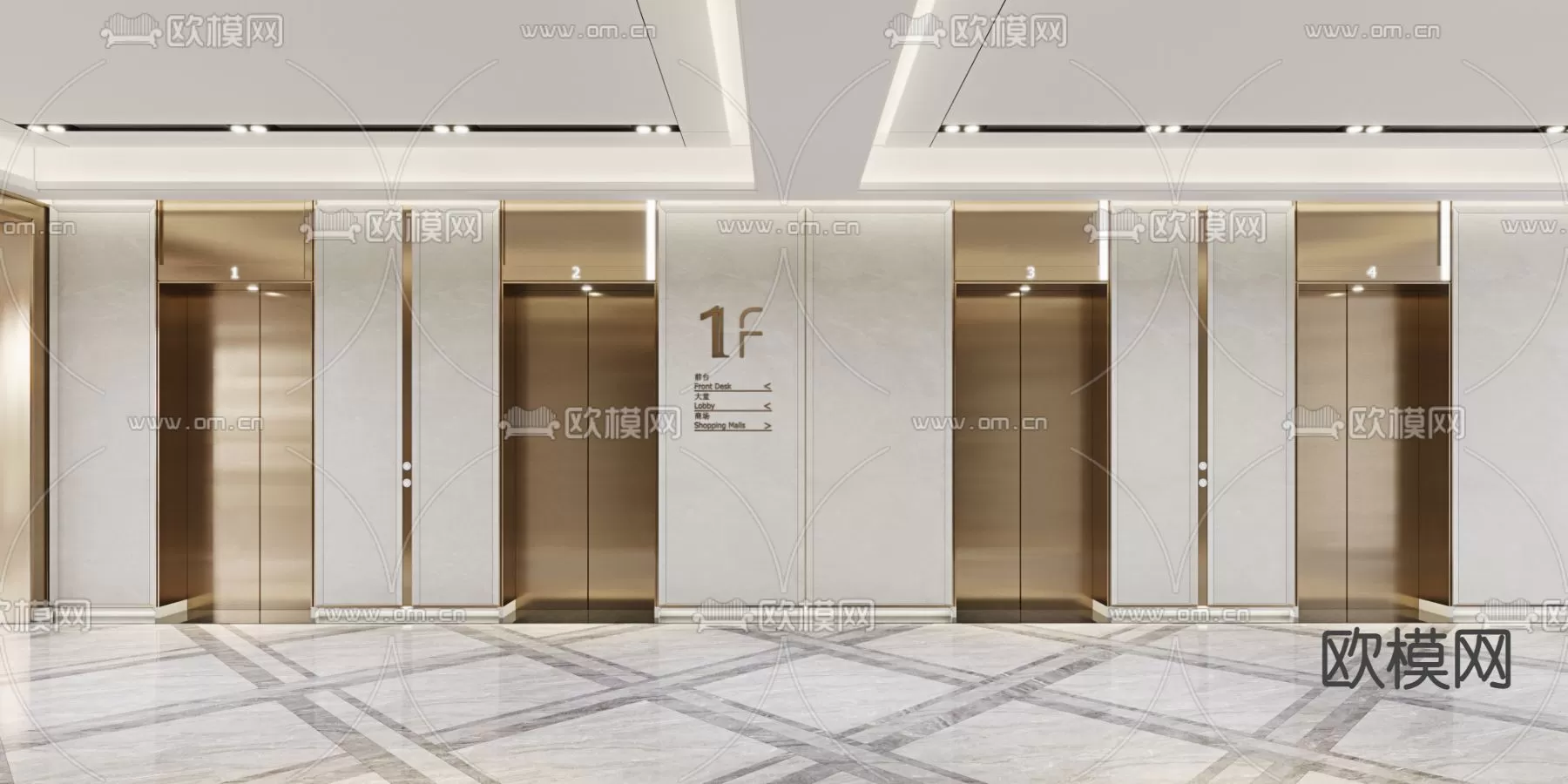 OFFICE LOBBY – 3D MODELS – 080