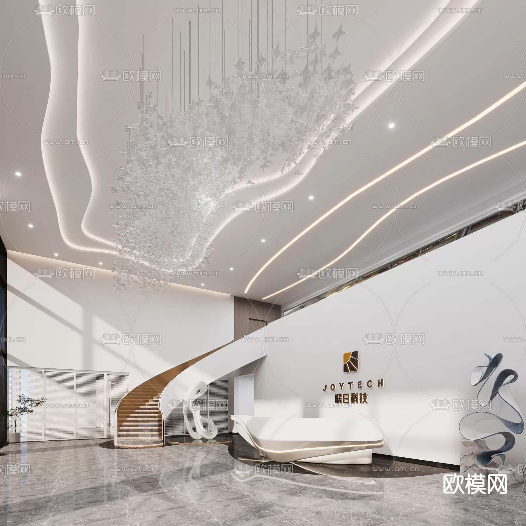 OFFICE LOBBY – 3D MODELS – 084