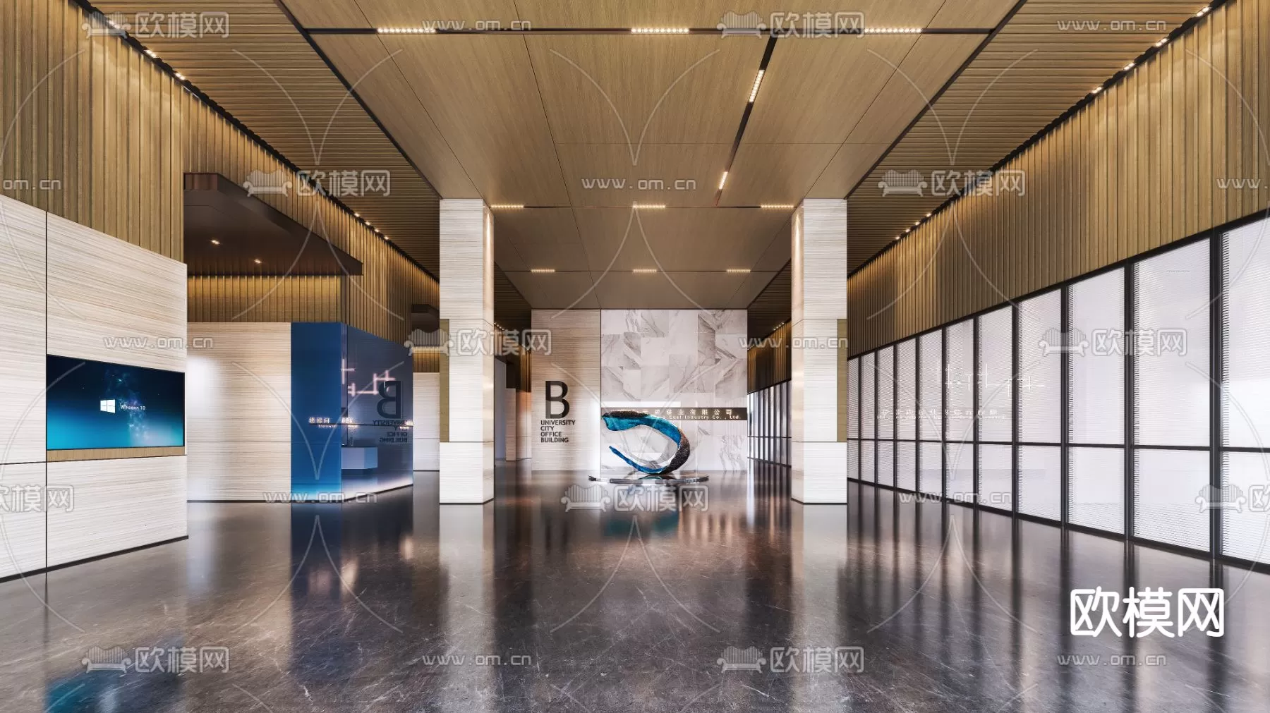 OFFICE LOBBY – 3D MODELS – 093