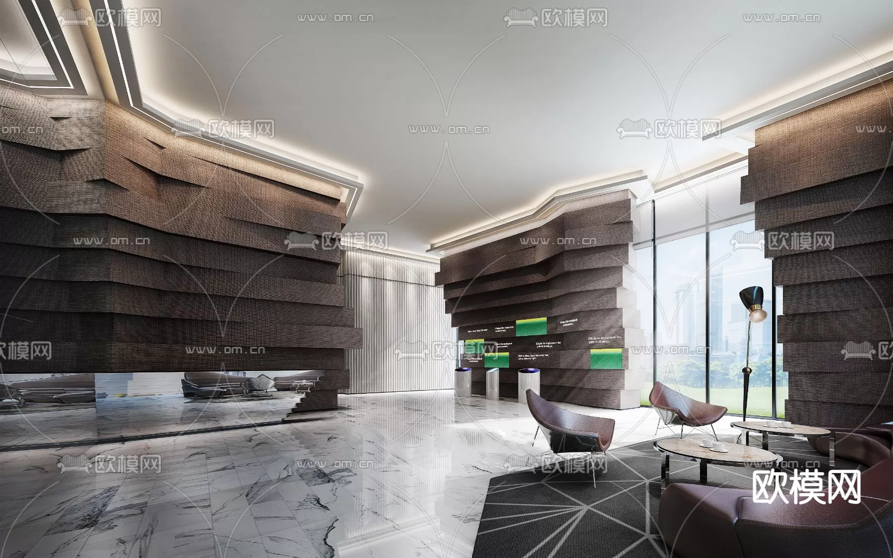 OFFICE LOBBY – 3D MODELS – 095