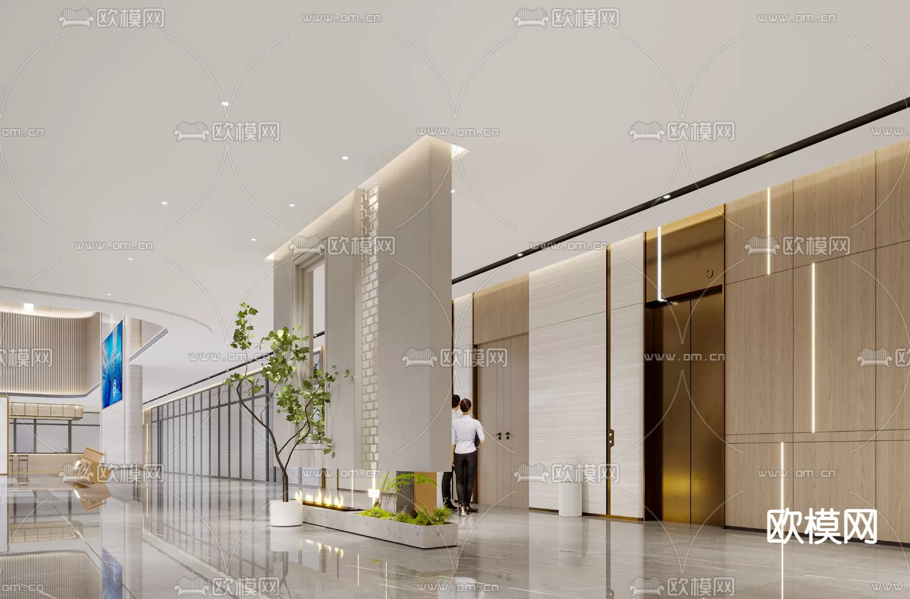 OFFICE LOBBY – 3D MODELS – 099