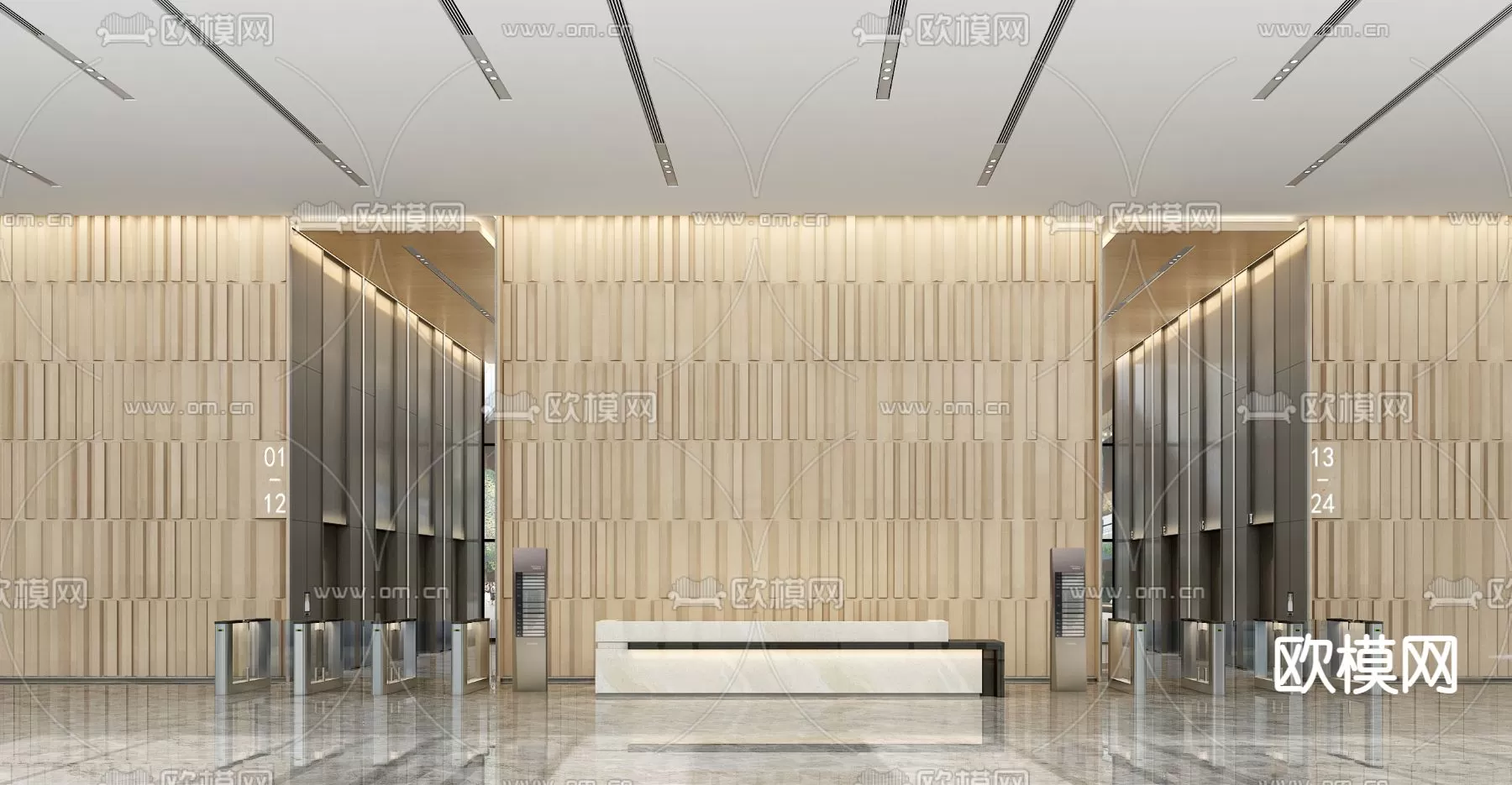 OFFICE LOBBY – 3D MODELS – 101