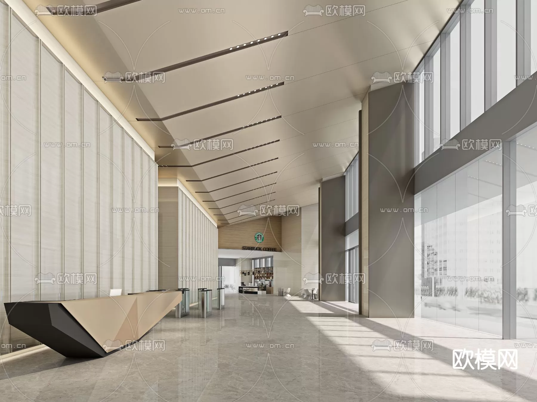 OFFICE LOBBY – 3D MODELS – 102