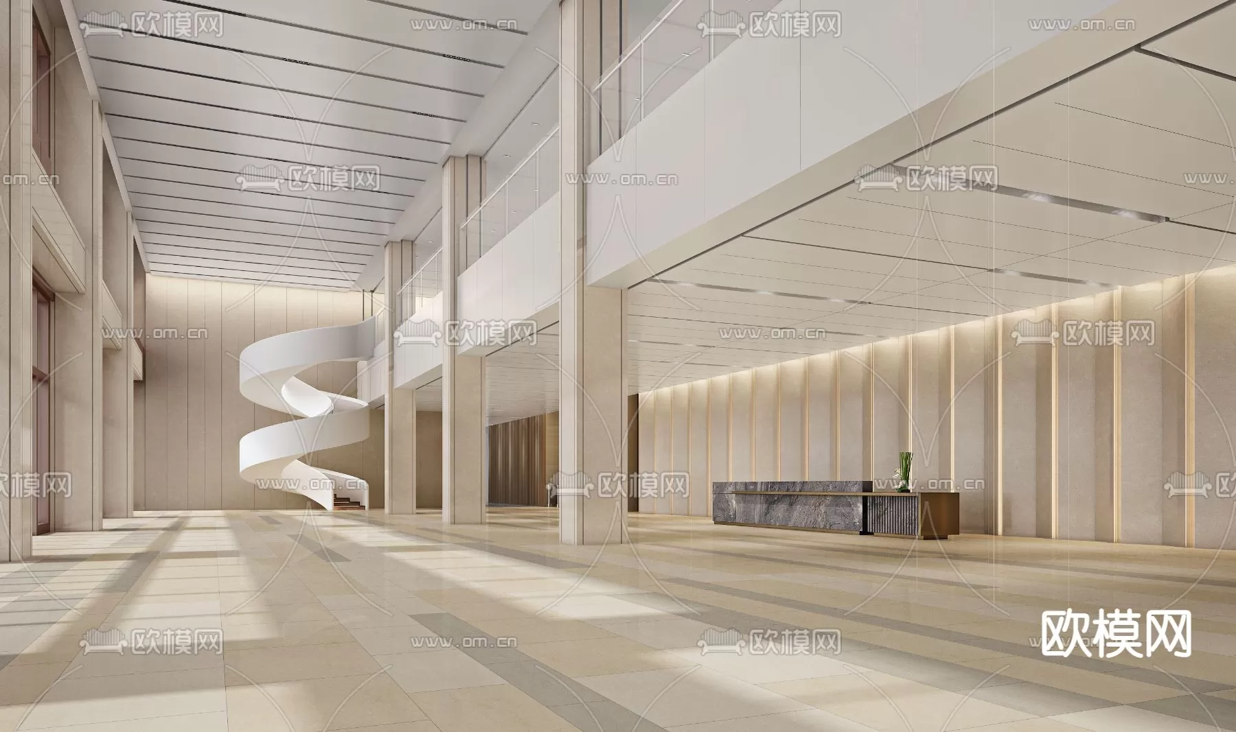 OFFICE LOBBY – 3D MODELS – 103