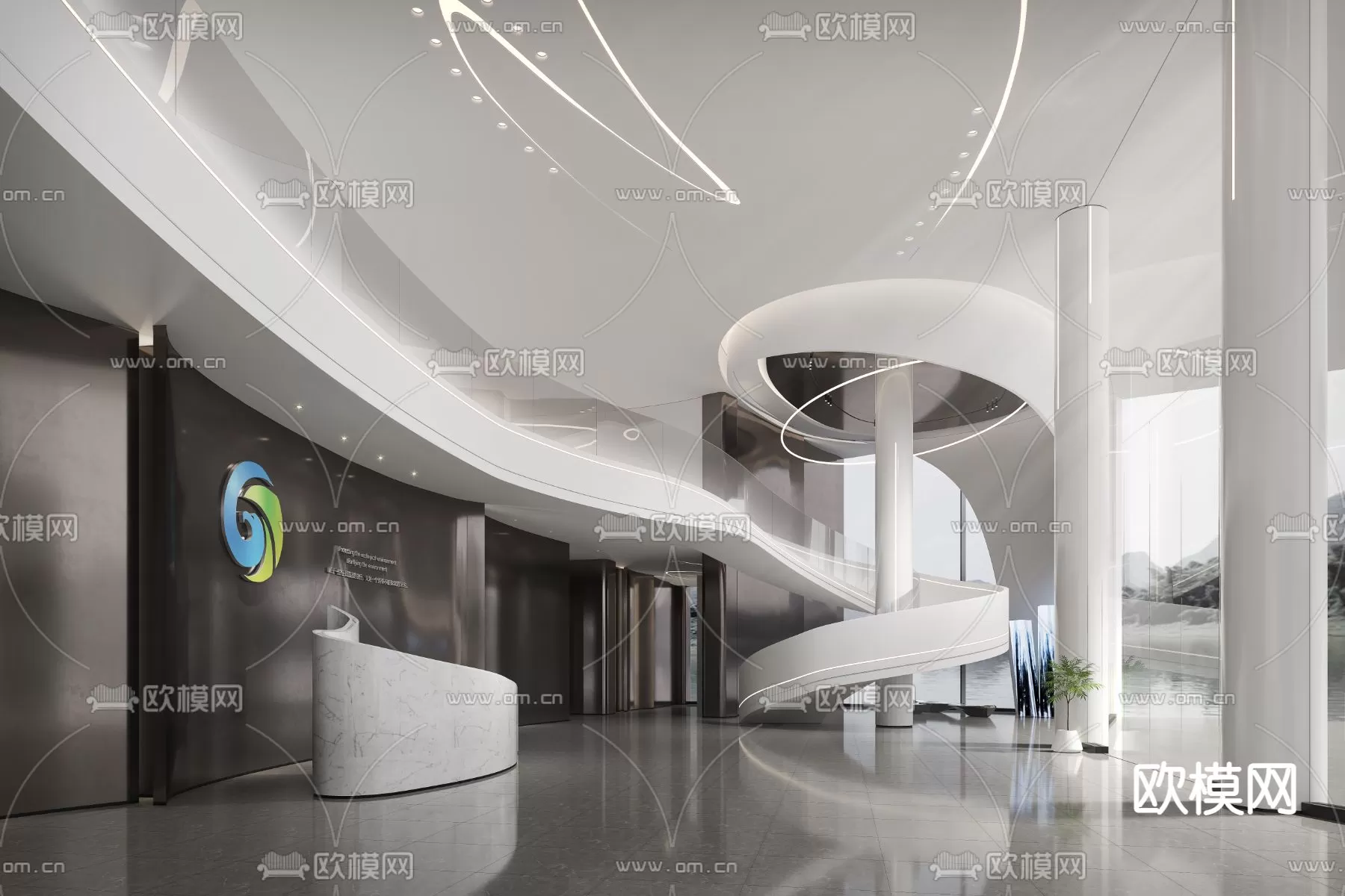 OFFICE LOBBY – 3D MODELS – 108