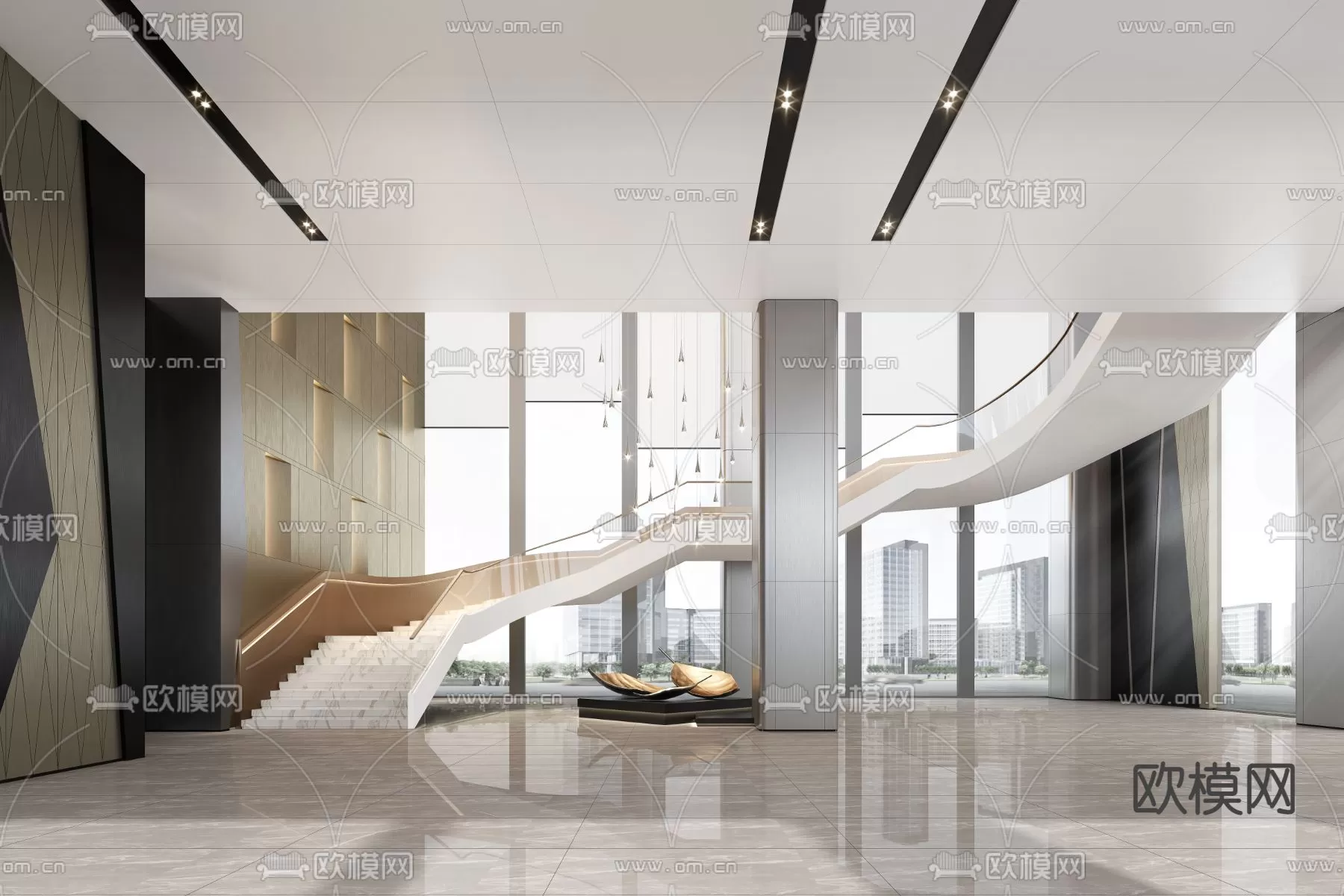 OFFICE LOBBY – 3D MODELS – 111