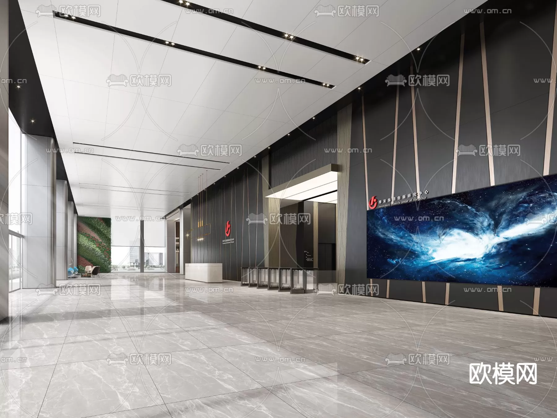 OFFICE LOBBY – 3D MODELS – 112