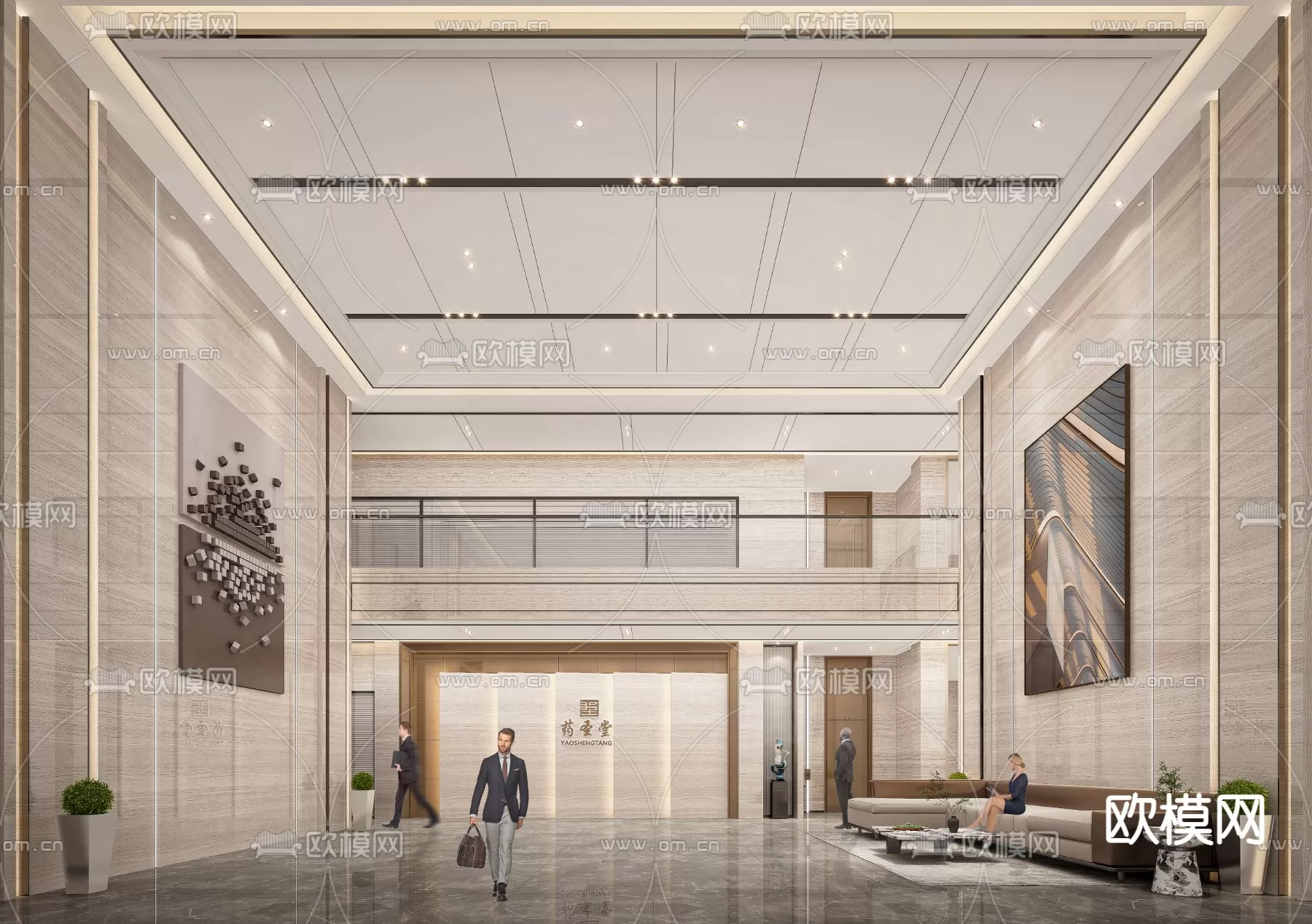 OFFICE LOBBY – 3D MODELS – 113