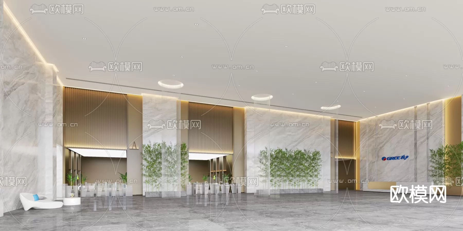OFFICE LOBBY – 3D MODELS – 118