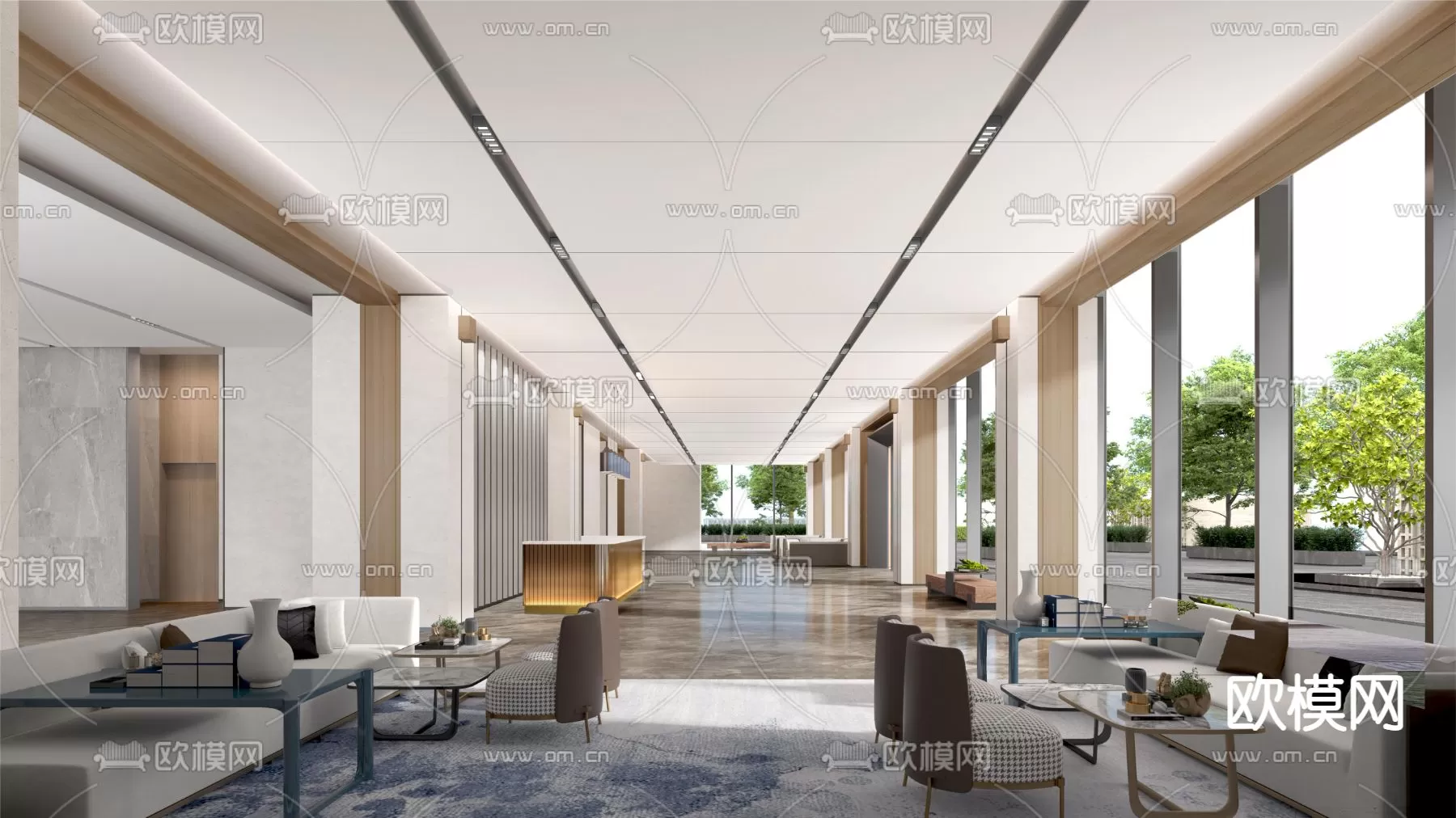 OFFICE LOBBY – 3D MODELS – 120