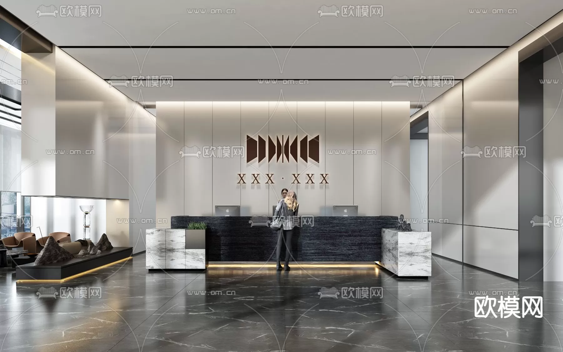 OFFICE LOBBY – 3D MODELS – 122