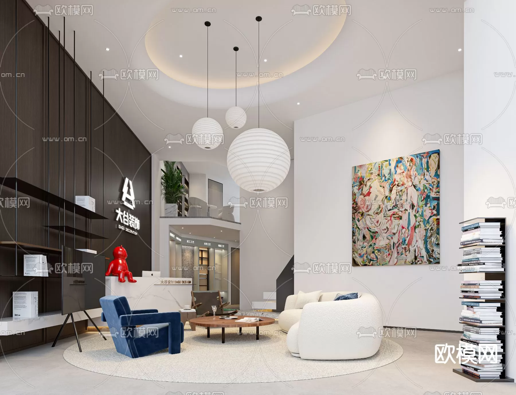 OFFICE LOBBY – 3D MODELS – 123