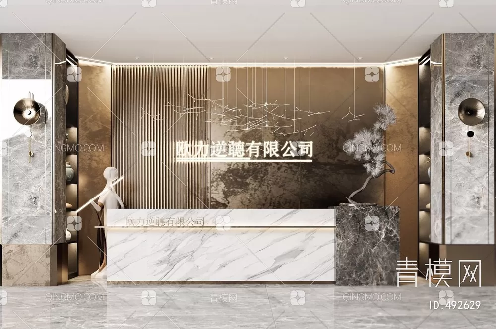 OFFICE LOBBY – 3D MODELS – 126