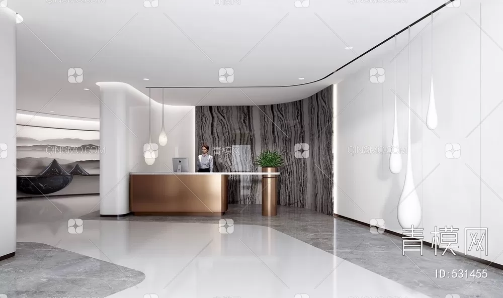 OFFICE LOBBY – 3D MODELS – 127